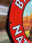 Vintage Badlands National Park  Sign Old Forest Service Ranger Camp Advertising