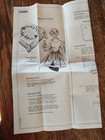 Vtg Gingham Apron Tablecloth Pattern Mail Order 5986 Christmas Trim Embroidery