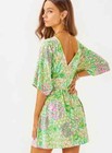 Nwt Lilly Pulitzer Parigi Skort Romper Color  Fauna Green Lim   Choose Your Size