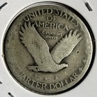 1927-p Standing Liberty Quarter - Silver Coin - Free Shipping -  5-8 yil 