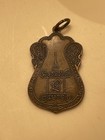 Thai Buddhist Monk Amulet Pendant Copper Tone