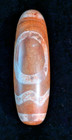 Himalayan Nepalese India Tibetan Dzi Zee Etched Red Agate Bead 5 5 Cm