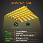 1000w Spider Led Grow Light Full Spectrum Commercial Indoor Farming Hydroponics