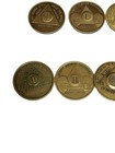 Lot Of 11 Alcoholics Anonymous Aa Tokens Recovery Sobriety Chips Coins Medallion