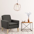 Accent Single Sofa Upholstered Fabric Chairs Arm Chair Furniture Living Room New