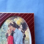 Vintage Enamel Gold Tone Photo Picture Frame 3 25 X 4 5 For 2 5 X 4 Oval New