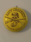 Davy Crockett Alamo Texas 5 Pin Lot Indian Fighter Junior Scout Statesman Button