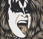 Pristine Vintage Kiss  silkscreen Brown  Silkscreen By K  Chillis 1978     Mint    