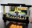 Diorama 1 18 Diecast Garage Shop Display With Custom Rgb Led floor backpanel