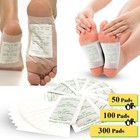 50 300pcs Detox Foot Pads Toxins Cleanse Fit Health Care Patches Slim Adhesive