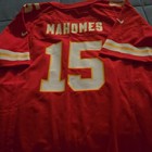 Nike Patrick Mahomes  15 Kansas City Chiefs Red Jersey L   Knit Pom Beanie