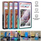Magnetic Aluminum Metal Case Uv-resistant Tempered Glass For Psa Graded Cards