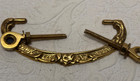 10 Nos Victorian Style 4  Fancy Brass Bail Drawer Pulls  3  C-c Vintage Unused