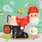 Santa Claus Bubble Maker Toy Funny Automatic Fart Bubble Machine W  Light Music