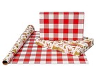 160 Sq  Ft  Christmas Wrapping Paper Bundle  Rustic Designs  4 Rolls 30 In X 