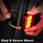 2 Sets Usb Rechargeable Led Bicycle Headlight Bike Front Rear Lamp Cycling Us