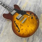 Es-335 Semi-hollow Electric Guitar Burl Figured Veneer Maple Body Only One