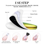 Chrome Aurora Nail Powder Mermaid Pearl Glitter Dust Kit For Gel Polish Nail Art