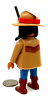 Playmobil Native American Indian Guide 3811   Hat   Rifle   Feathers Vintage C30