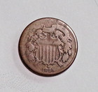 1865 Usa 2 Cents Coin