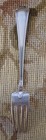 Antique Durgin  gorham  Colfax Sterling Silver  Dinner Fork  7 1 8    47 G Mono