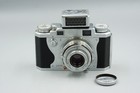 Konica Ii Vintage Rangefinder 35mm Camera W  Meter  Cap  as-is   346