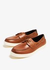 Cole Haan Men s Nantucket Boat Shoes  British Tan ivory  Size 9 M  C38531  New