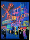 Leroy Neiman Moulin Rouge Paris Signed Pop Art Mounted   Framed In New 16x12in 
