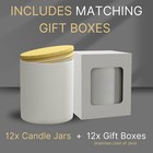 Jars 7 Oz - Empty Candle Jars Making Candles - Bulk Candle Jar Bulk    Fast Ship
