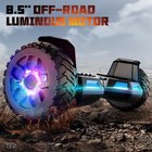 8 5in Off-road Electric Hoverboard Bluetooth Self-balancing Light-up Scooter