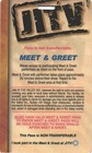 2013 Chris Janson Concert Laminate Press Pass Jam In The Valley Varysburg Ny