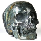 5 0  Chicken Bloodstone Carved Crystal Skull  Super Realistic  Crystal Healing