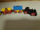 Genuine Brio Wooden Railway Rare Train Vintage 1980s Freight Train