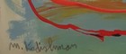 Menashe Kadishman Sheep Museum Gallery  Office Interior Collectors                      