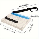 Long Lasting Stable Sturdy 12inch Safety Paper Cutter For Cardstock Photo Office