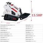 Mini Skid Steer Loader 13 5hp Tracked Loader  For Trenching   Landscaping Usa