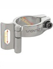 Venzo Bike Adjustable Braze On Front Derailleur Adapter Clamp Silver 28 6m Clamp