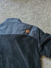Nfl Team Apparel Men M Cincinnati Bengals Full Zip Ls Fleece Jacket Black