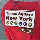 Vintage Oakley Times Square New York Long Sleeve T-shirt Red