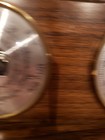 Vintage Stormoguide Barometer Thermometer Desk Weather Station Wood
