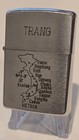 Vintage 1970 Zippo Lighter Vietnam War Map Vietnamese Soldier