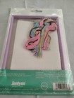 Counted Cross Stitch Baby Footprints Birth Announcement By Janlynn New