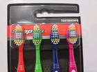 4x Pack Snap On Tools Toothbrush Red  Green  Blue   Pink Flank Drive End New    