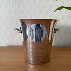 Vintage French Champagne Silverplate Ice Bucket Cooler 0912259