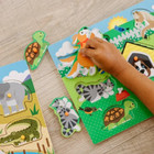 Melissa   Doug Wooden Peg Puzzle 4pk - Vehicles  Farm  Safari  Pets 