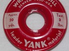 Vintage Fishing 1960s Yank Wright   Mcgill 20yds Leader Material Line Nos