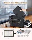 Large Bible Bag With Bible Cover Case  Church Bag With Four Carrying Styles
