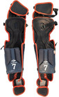 2010 Joe Mauer Game Used Twins Shin Guards Hof - Photomatched To All Star Game