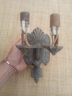 Single Antique Art Deco Riddle Co  Designs Wall Sconce W  Switch 