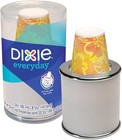Dixie Dual Size Cup Dispenser 3oz 5oz With 20 Cups Bathroom  New Open Box